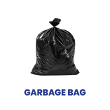 Black garbage bags supplied in a 1,000-piece bulk pack