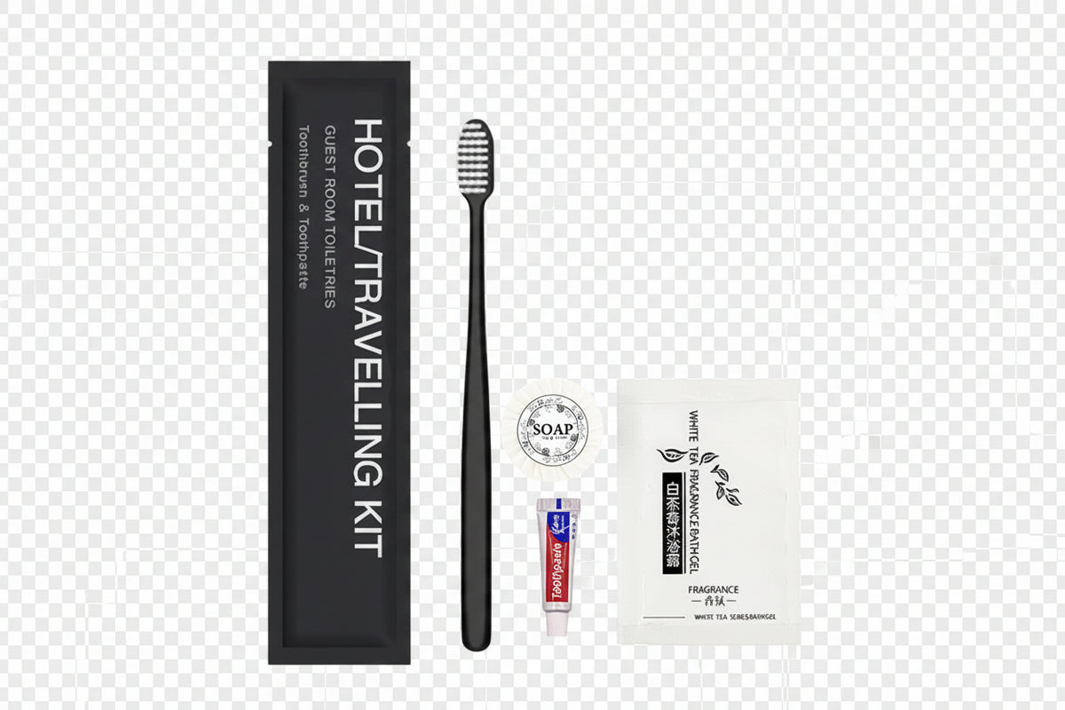 5-in-1 Hotel Guest Amenity Kit — 100 Sets